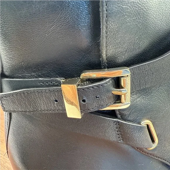 Michael Michael Kors Arley Black Leather Ankle Boots Women's Size 8.5 M - Picture 5 of 10